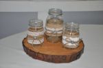 Picture of Mason Jars (Trio Set)  - Burlap & Lace