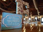 Picture of Sign (All because )  - Aqua Blue