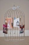 Picture of Sign (Birdcage Metal photo holder)  - Distressed