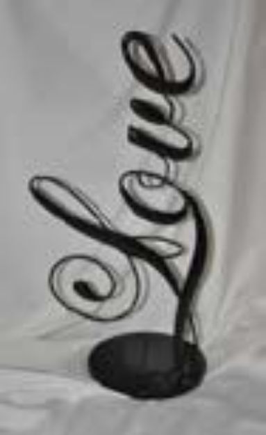 Picture of Sign (Love, metal) 22" - Black