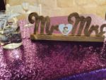 Picture of Sign (Mr & Mrs Cursive)  - Natural