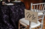 Picture of Sign (Mr & Mrs Square) Hanging - White