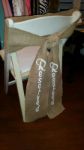 Picture of Sign (Reserved sashe)  - Burlap