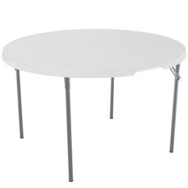 Picture of Table (Plastic Round) 48" - White