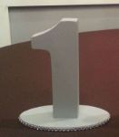 Picture of Table Numbers (Wooden)  - Silver