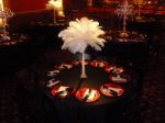 Picture of Vase (Ostrich Feather Centerpiece)  - White