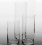 Picture of Vase (Short Trio Cylinders)  - Clear