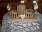 Picture of Wood Box (Bouquet) 5X5X8.25 - Brown