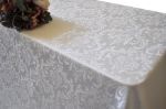 Picture of Table Cloth 90X156 - Ivory (Poly Damask  Rectangle)