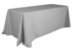 Picture of Table Cloth 90X156 - Silver Gray (Poly Oblong)