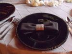 Picture of Charger Plate (Roped)  - Black