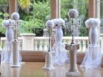 Picture of Flower ball (Silk) Lg - White