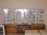 Picture of Marquee (Love) Med - Aluminum