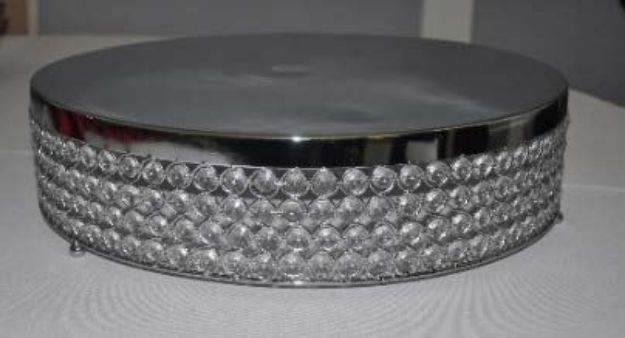 Picture of Cake stand (Round) 18" - Silver Bling