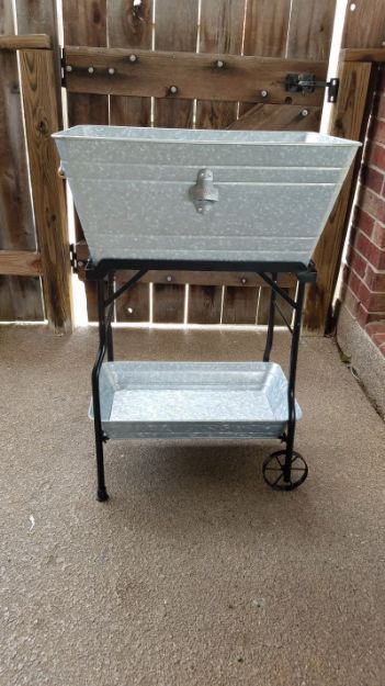 Picture of Bucket (Rect Beverage Tub w/Stand)  - Aluminum