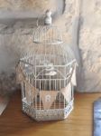 Picture of Decor (Birdcage, for cards) 19X10 - Ivory