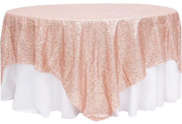 Picture of Overlay 90X90 - Blush (Glitz sequin Square)