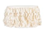 Picture of Table Skirt 14 - Ivory (Curly willow )