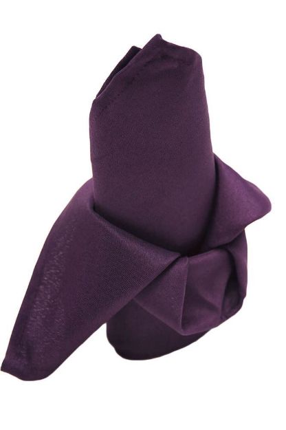 Picture of Napkin 20X20 - Eggplant (Poly Square)