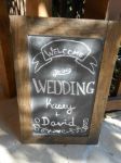 Picture of Chalkboard (Rectangle) Med - Brown