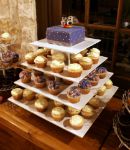 Picture of Cupcake stand (Square Tower) 5 tier - White