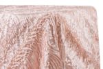 Picture of Table Cloth 90X132 - Blush (Wave Satin Rectangle)