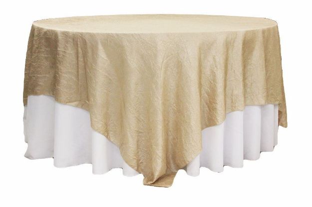 Picture of 90 - Champagne (Crushed Taffeta Square)