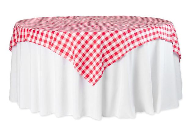 Picture of 70X70 - Red (Checkered Poly Square)