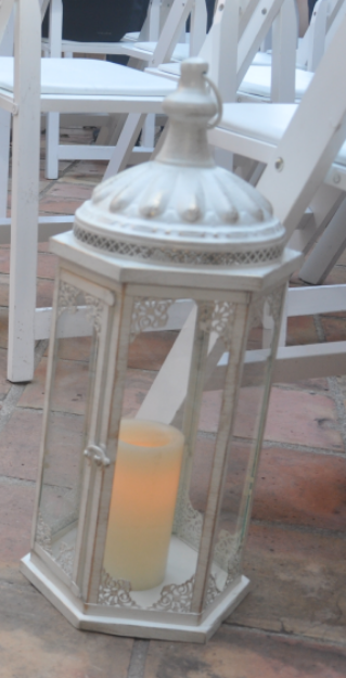 Picture of Lantern 20" - Off White