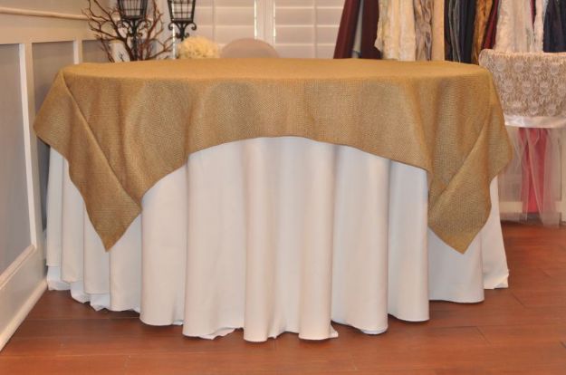 Picture of Overlay 72X72 - Wheat (Faux Burlap Square)