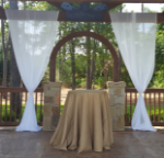 Picture of Table Cloth 120 - Wheat (Faux Burlap Round)