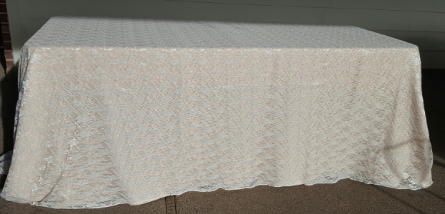 Picture of Overlay 90X132 - Ivory (Lace Rectangle)