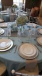 Picture of Table Cloth 120 - Baby Blue (Poly Round)