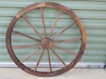 Picture of Decor (Wagon wheel) Large - Brown