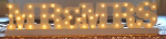 Picture of Marquee (Mr & Mrs sign) 28X6 - White