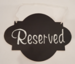 Picture of Sign (Chalkboard hanging) - Black