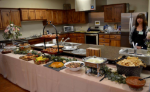 Picture of Catering (Two tiered wooden stand)  - Natural
