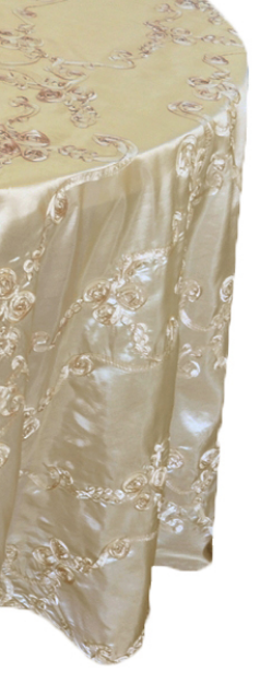Picture of 120 - Champagne (Ribbon Taffeta Round)