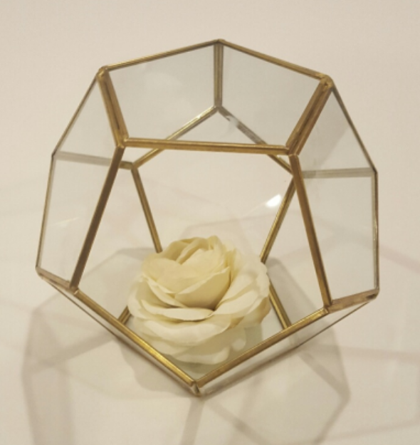 Picture of Vase (Terrarium)  - Gold