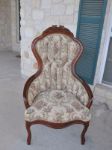 Picture of Furniture (Burke wingback HER chair)  - Ivory