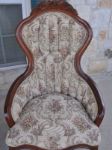 Picture of Furniture (Burke wingback HER chair)  - Ivory