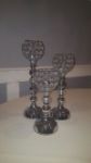 Picture of Candle Pillars (Silver Bling Trio Ball)  - Bling