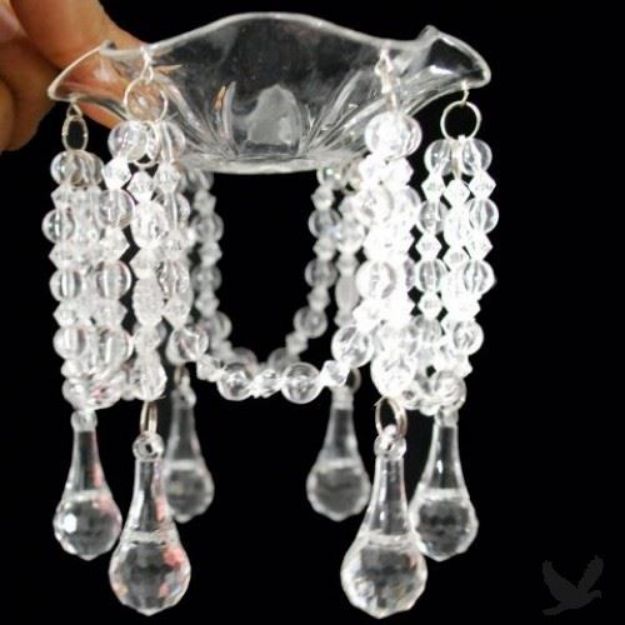 Picture of Candle Holder (Acrylic Bobeche)  - Clear