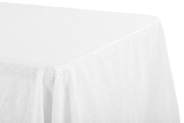 Picture of 90X132 - White (Glitz sequin Rectangle)