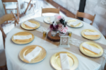 Picture of Table Numbers (Stand)  - Burlap