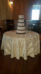 Picture of Table Cloth 120 - Ivory (Wave Satin Round)