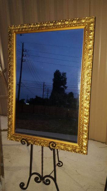 Picture of Sign (Mirror) 42X29 - Gold