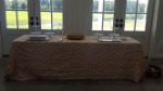 Picture of Table Cloth 90X156 - Champagne (Pinched wheel Rectangle)