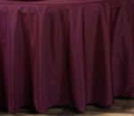 Picture of Table Cloth 120 - Burgundy (Poly Round T)