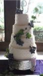 Picture of Cake Stand (Round Embossed) 16 - Silver